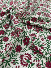 Load image into Gallery viewer, Hand Block Print Cotton Fabric