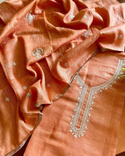 Load image into Gallery viewer, Unstitched Linen Cotton Suit