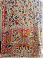 Load image into Gallery viewer, Pure Kota Cotton with hand painted kalamkari Saree