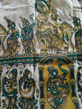 Load image into Gallery viewer, Pure Kota Cotton with hand painted kalamkari Saree