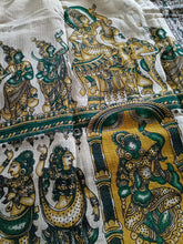 Load image into Gallery viewer, Pure Kota Cotton with hand painted kalamkari Saree