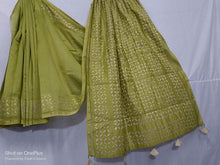 Load image into Gallery viewer, Applique/ Cut Work Chanderi Silk Cotton Saree