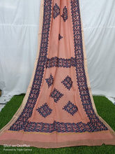 Load image into Gallery viewer, Applique Work on Kota Doria Saree