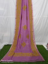 Load image into Gallery viewer, Applique Work on Kota Doria Saree