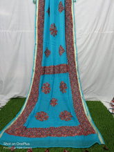 Load image into Gallery viewer, Applique Work on Kota Doria Saree