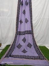 Load image into Gallery viewer, Applique Work on Kota Doria Saree