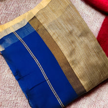 Load image into Gallery viewer, Cotton Silk Saree with Ghicha Pallu
