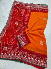 Load image into Gallery viewer, Mawari Pila Chunri Saree
