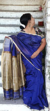 Load image into Gallery viewer, Cotton Silk Saree with Ghicha Pallu
