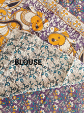Load image into Gallery viewer, Pure Kota Cotton with hand painted kalamkari Saree
