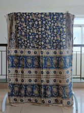 Load image into Gallery viewer, Pure Kota Cotton with hand painted kalamkari Saree
