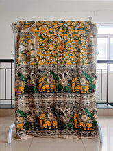 Load image into Gallery viewer, Pure Kota Cotton with hand painted kalamkari Saree
