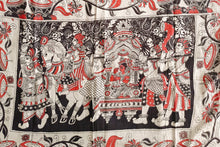 Load image into Gallery viewer, Pure Kota Cotton with hand painted kalamkari Saree
