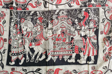 Load image into Gallery viewer, Pure Kota Cotton with hand painted kalamkari Saree
