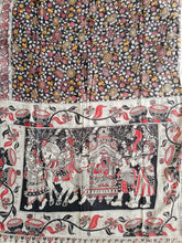 Load image into Gallery viewer, Pure Kota Cotton with hand painted kalamkari Saree
