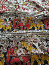 Load image into Gallery viewer, Pure Kota Cotton with hand painted kalamkari Saree

