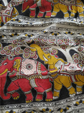 Load image into Gallery viewer, Pure Kota Cotton with hand painted kalamkari Saree
