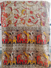Load image into Gallery viewer, Pure Kota Cotton with hand painted kalamkari Saree

