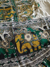 Load image into Gallery viewer, Pure Kota Cotton with hand painted kalamkari Saree
