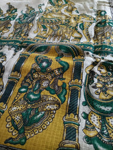 Load image into Gallery viewer, Pure Kota Cotton with hand painted kalamkari Saree
