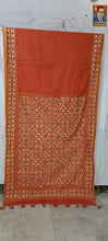 Load image into Gallery viewer, Applique/ Cut Work Chanderi Silk Cotton Saree
