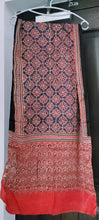 Load image into Gallery viewer, Modaal Silk Stoles with Ajrakh Dye
