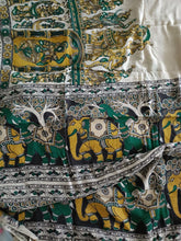 Load image into Gallery viewer, Pure Kota Cotton with hand painted kalamkari Saree

