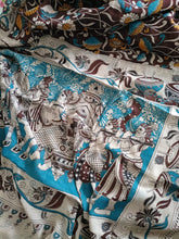Load image into Gallery viewer, Pure Kota Cotton with hand painted kalamkari Saree
