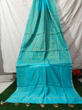 Load image into Gallery viewer, Applique/ Cut Work Chanderi Silk Cotton Saree
