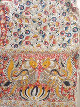 Load image into Gallery viewer, Pure Kota Cotton with hand painted kalamkari Saree

