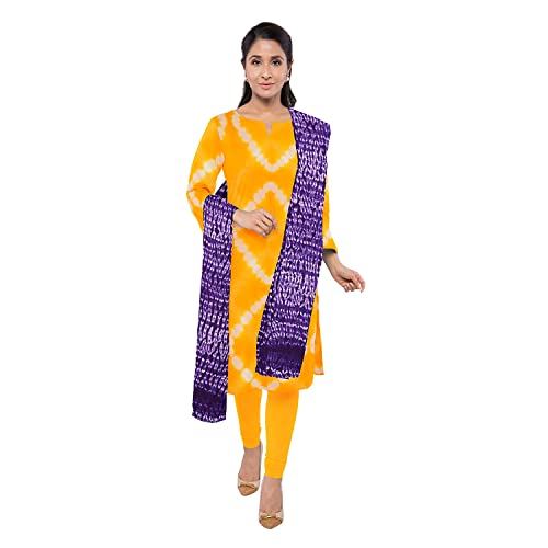 Fusion Store Hand Block Printed Cotton Suits with Pure Mulmul Dupatta