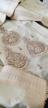 Load image into Gallery viewer, Chanderi Silk with Panel design Gota Work Salwar Suit Set
